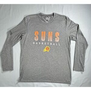 Fanatics Phoenix Suns grey long sleeve T-shirt men's Large